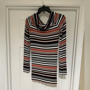 Free People tunic, long bell sleeve, cowl neck